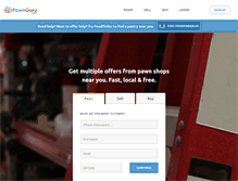 Tablet Screenshot of pawnguru.com